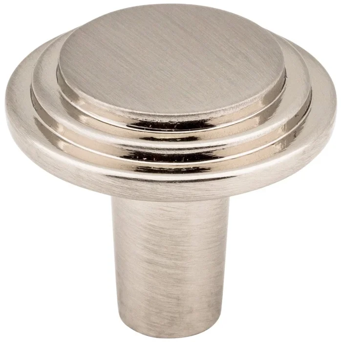 1-1/8 ” Diameter Satin Nickel Round Calloway Cabinet Knob