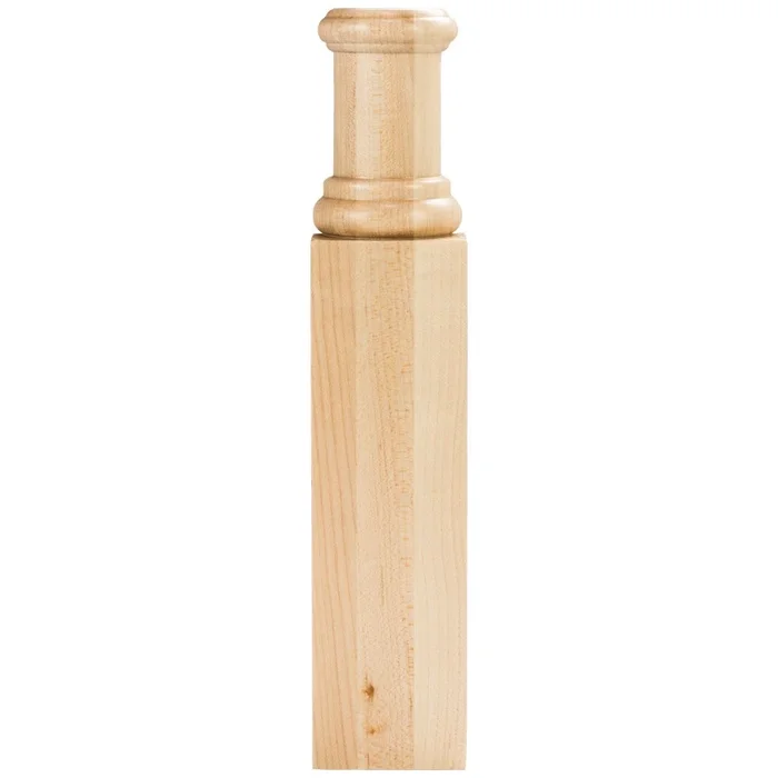 2-1/4 ” W x 1-1/8 ” D x 11-1/4 ” H Rubberwood Spool & Transition Block