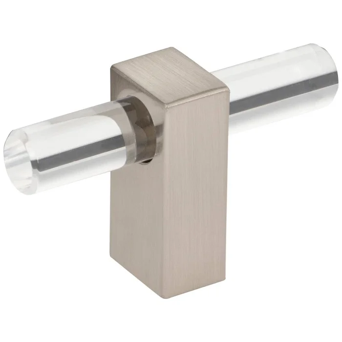 2-3/8 ” Overall Length Satin Nickel Spencer “T ” Knob