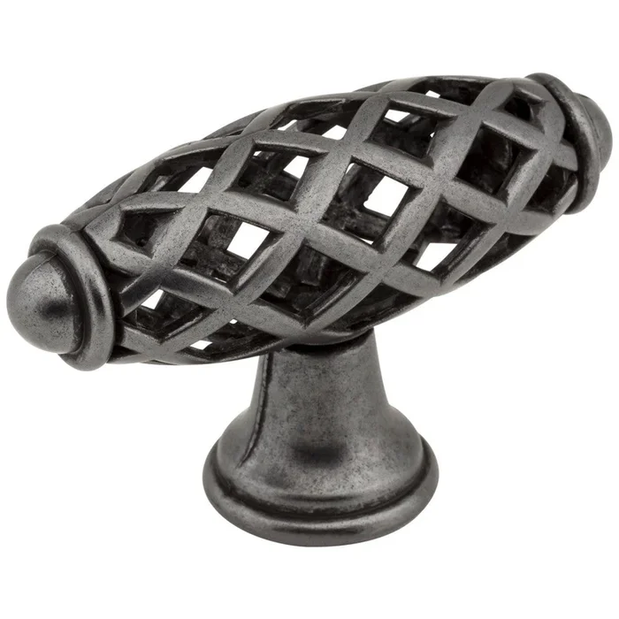 2-5/16 ” Overall Length Birdcage Tuscany Cabinet “T ” Knob