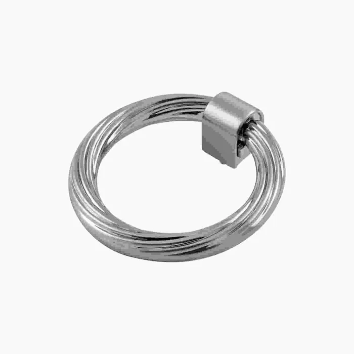 2-7/8 Inch x 2-3/4 Inch Bijou Sybil Ring Pull