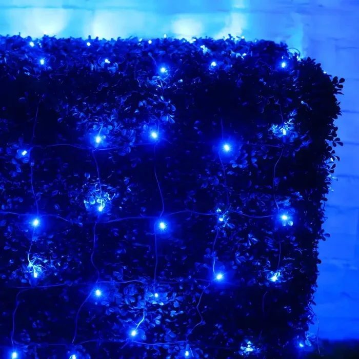 5mm 4′ x 6′ Blue LED Net Lights