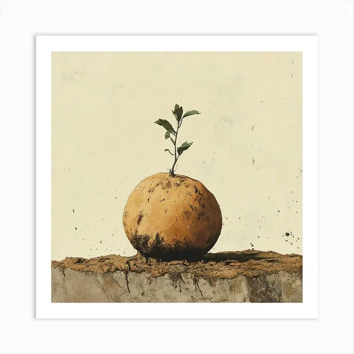 ‘Apricot’ Art Print by ThatWorksMedia