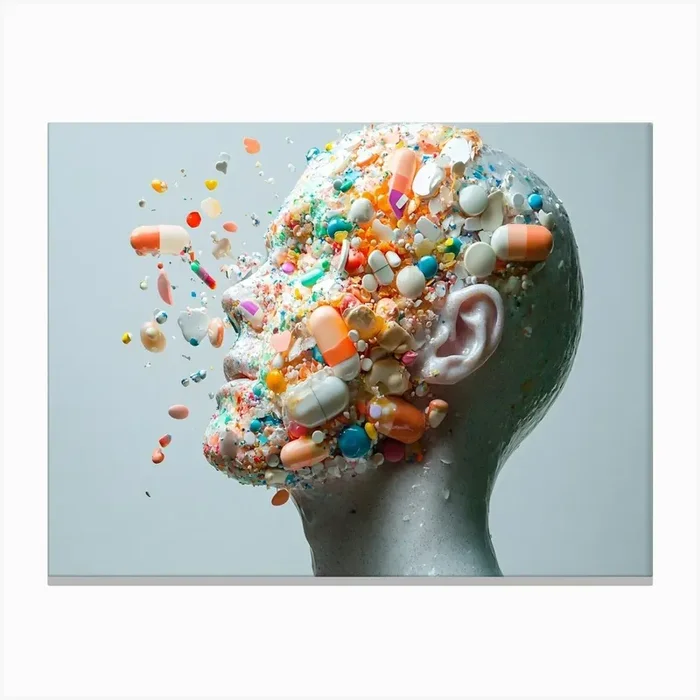 ‘Drugs’ Canvas Print by ThatWorksMedia