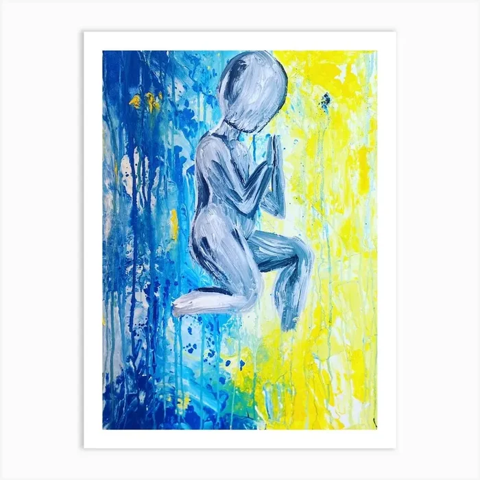 ‘Prayer for Ukraine Art Print by Hollie Boyle