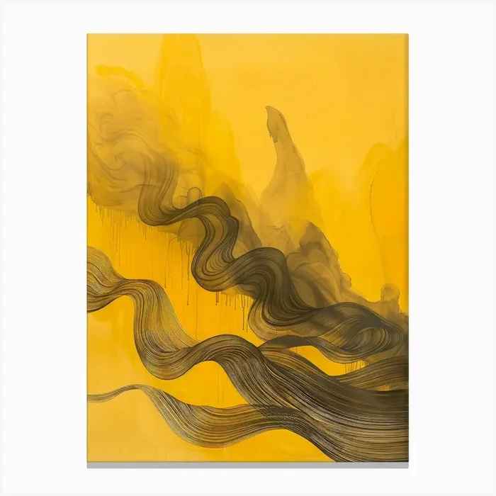 ‘Smoke’ 3 Canvas Print by Moving Clouds Art