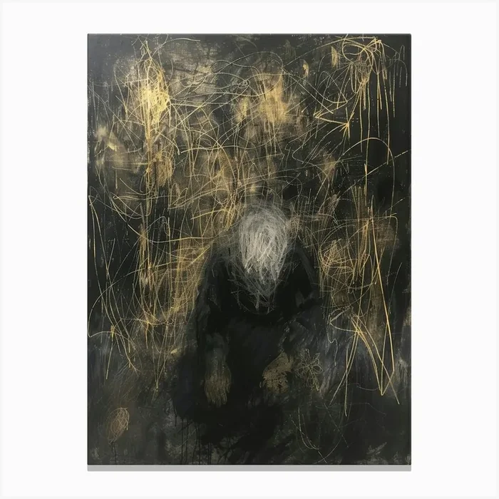 ‘Stuck’ Canvas Print by Moving Clouds Art