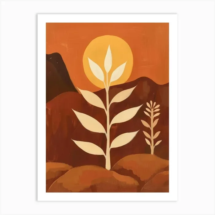 ‘Sunset’ 18 Art Print by Moving Clouds Art