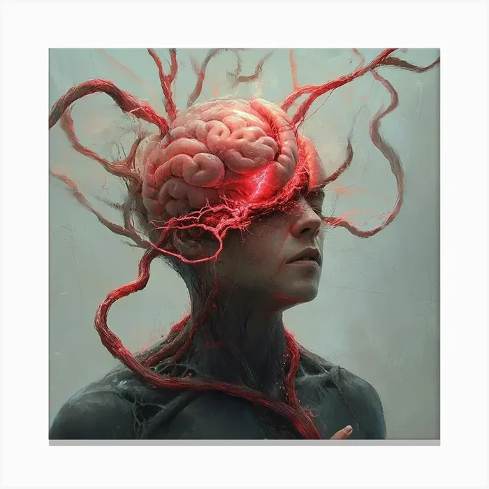 ‘The Brain’ Canvas Print by ThatWorksMedia