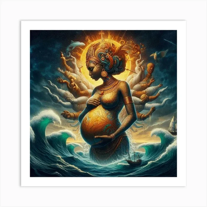 ‘The Mother’ Art PrintM by Mysticmagic