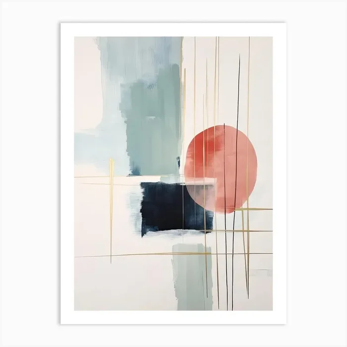 Abstract Art, Chicago, 1960 6 Art Print by Abstract Art Expressions