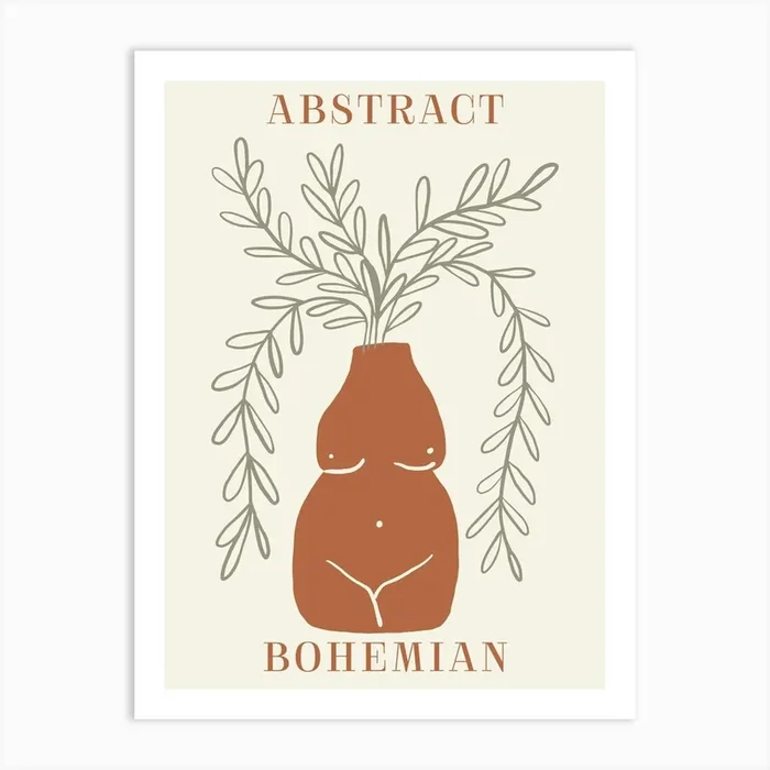 Abstract Bohemian 29 Art Print by Henri Matisse Style Prints