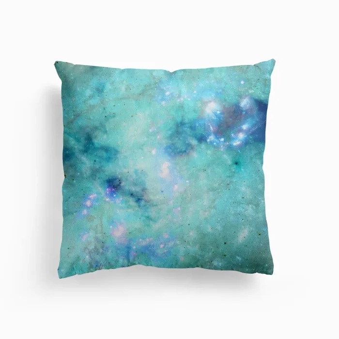 Abstract Galaxies 4 Canvas Cushion by Barruf