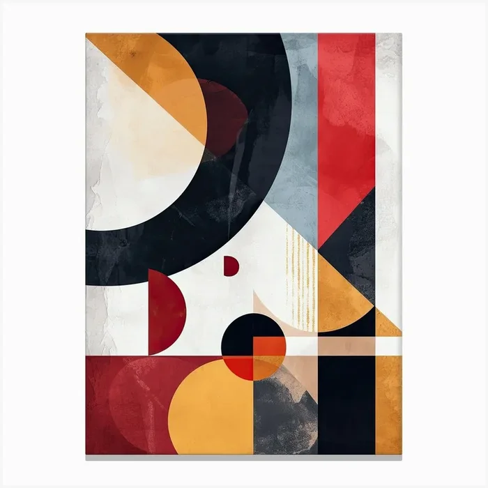 Abstract Geometric Minimalism 43 Canvas Print by Art-Syndicate