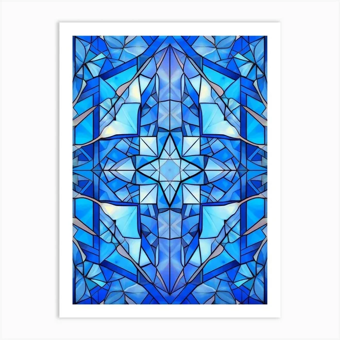 Abstract Geometric Patterns 4 Art Print by Abstract Art Expressions