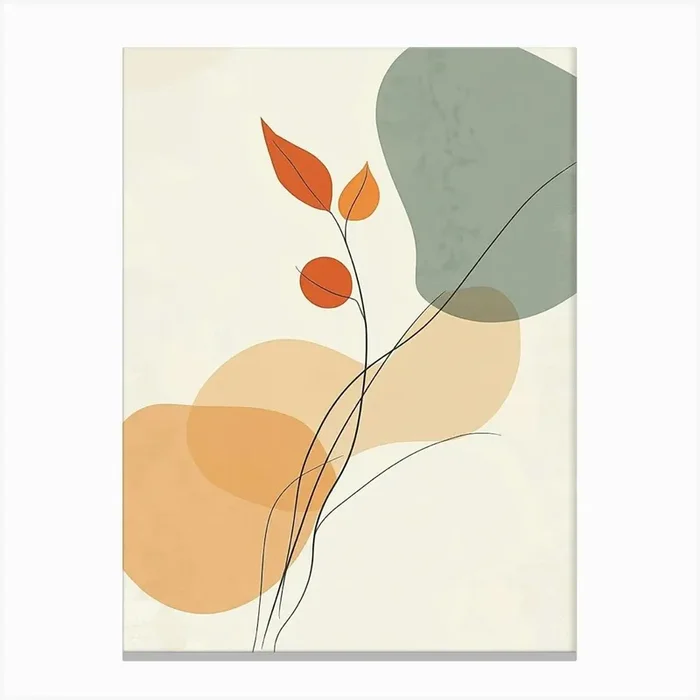 Abstract Leaves 6 Canvas PrintS by Shadesigns