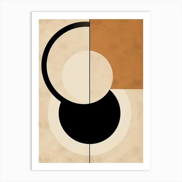 Abstract Mid Century 1 Art Print by Art-Syndicate