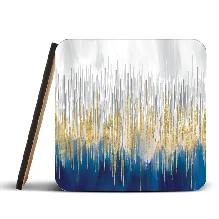 Abstract Parallels Coaster Set