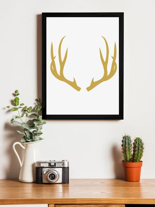 Abstract Theme Framed Art Print, For Wall Decor Size – 13.5 x 17.5 Inch