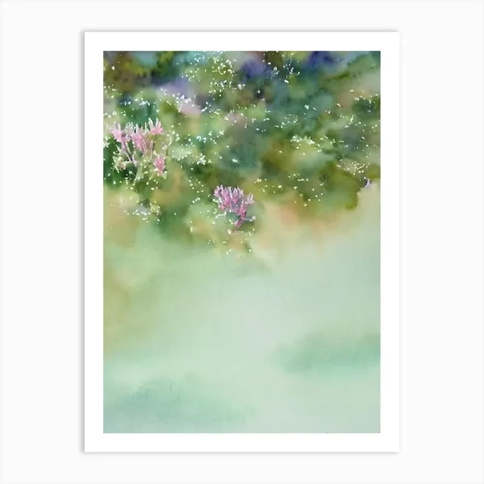 Acropora Austera Iiii Storybook Watercolour Art Print by Reef Reflections