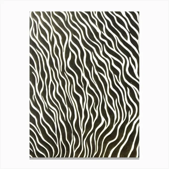 Acropora Jacquelineae Ii Linocut Canvas Print by Reef Reflections