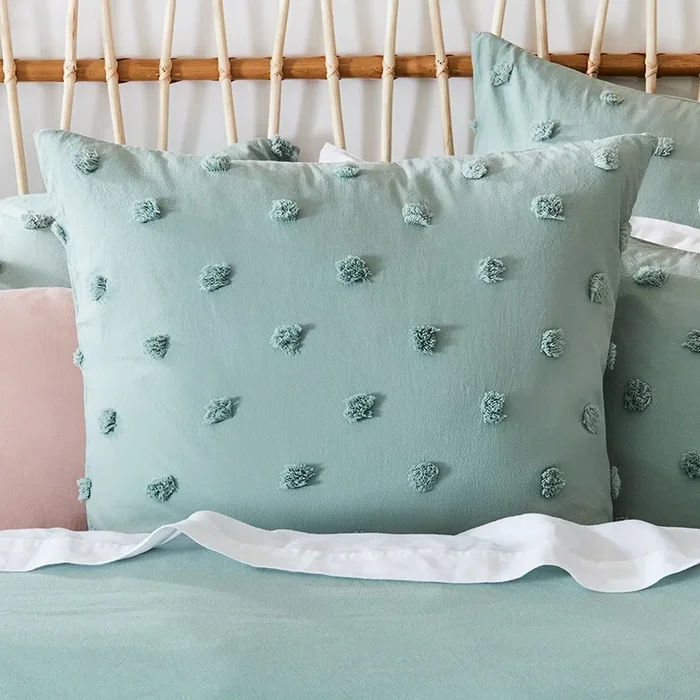 Addison Chenille Mint Pillowcase