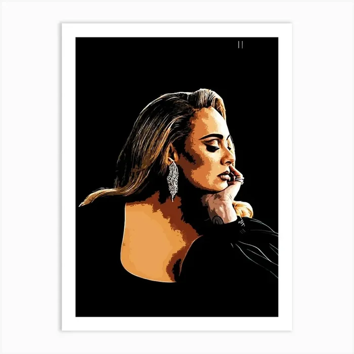 Adele 7 Art Print by music soul