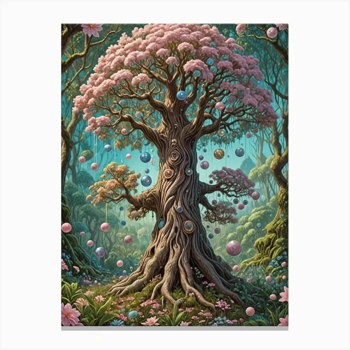Alien Tree no1 Canvas PrintDP by Daydream Pacific