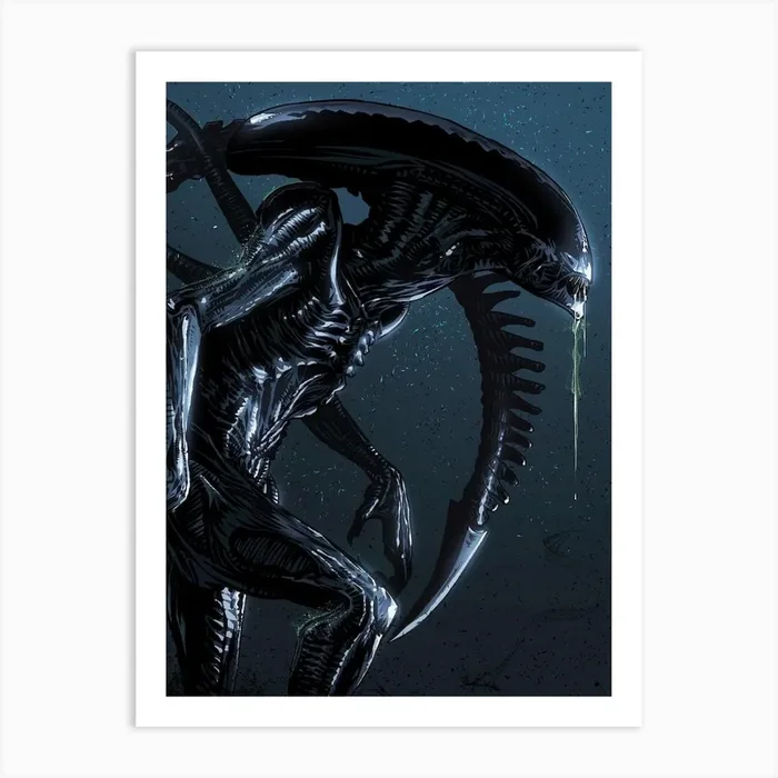 Alien Xenomorph I Art Print by Nikita Abakumov