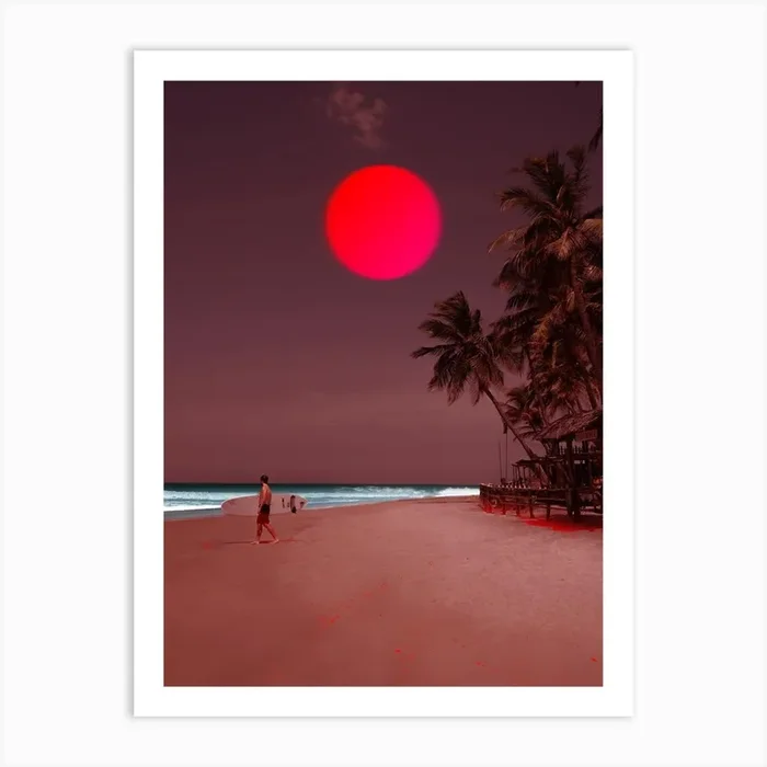 All Of The Lights Art Print by Tom Fabia