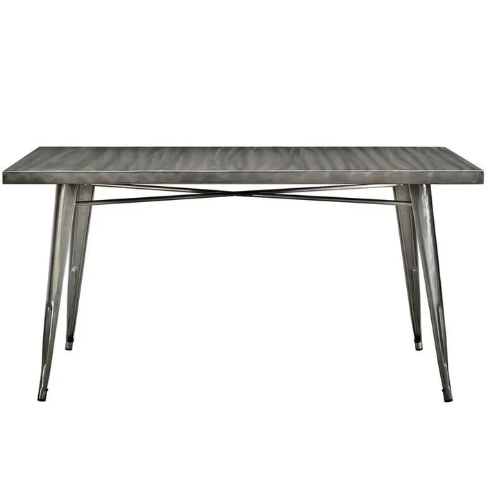Alma Gunmetal Dining Table