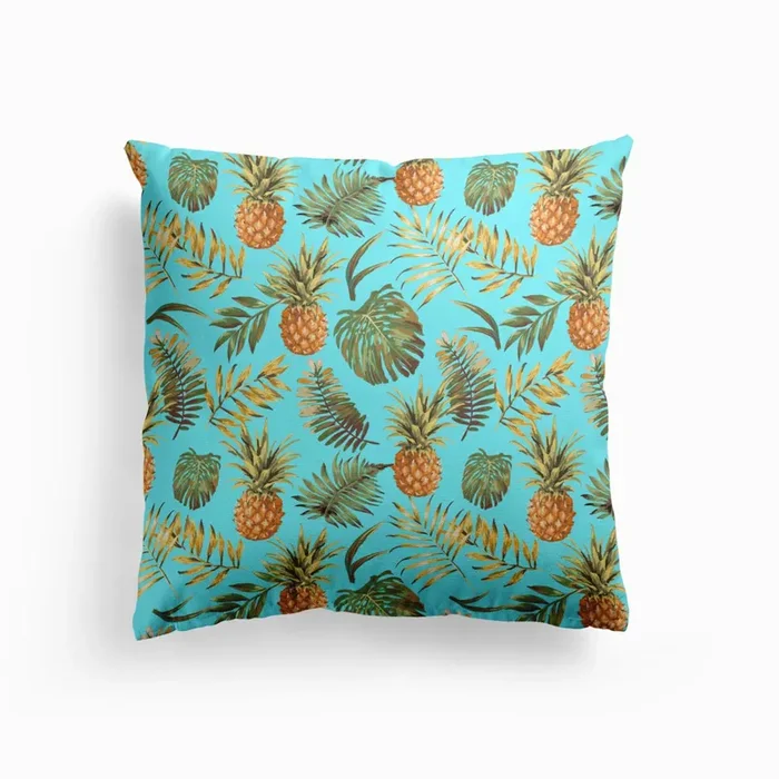 Aloha Turquoise Cushion by Andrea Haase
