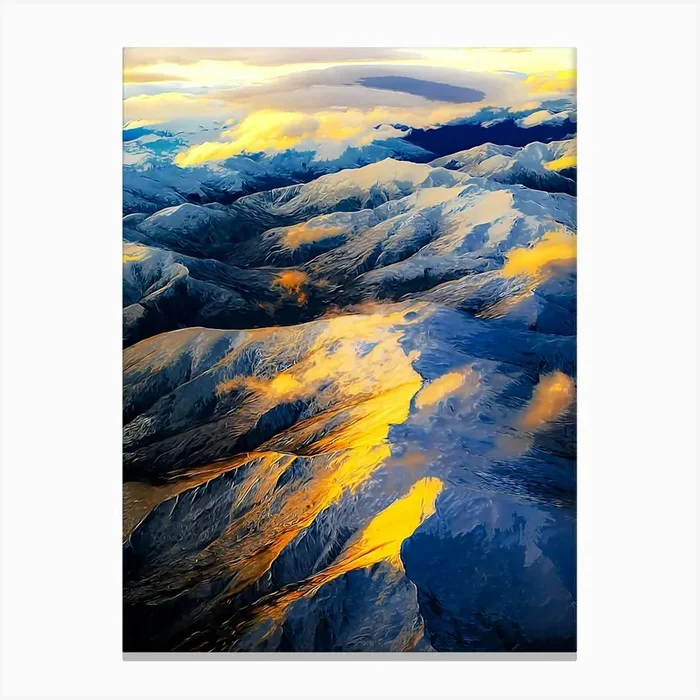 Alps, New Zealand Canvas Print by SonDavid
