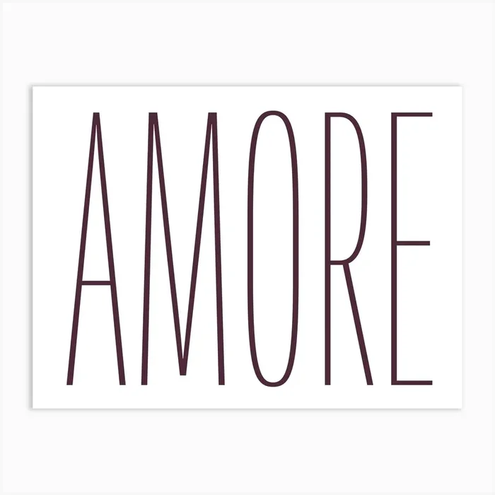 Amore Art Print by YOHUGA