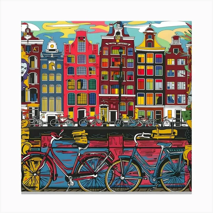 Amsterdam Canvas Print by hlaaimjo