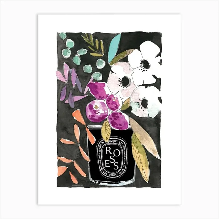 Anemones Art Print by Mercedes Lopez Charro