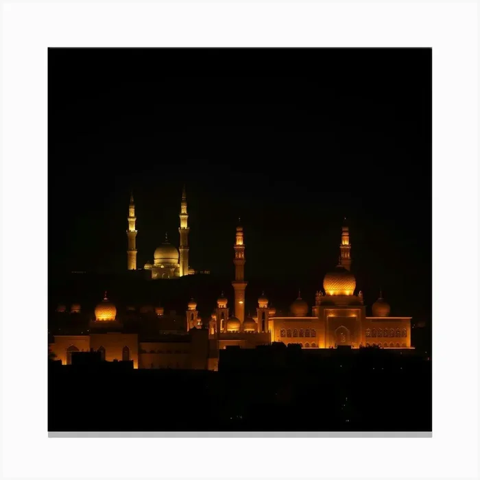 Arabian Nights Canvas Print by MysticMoments