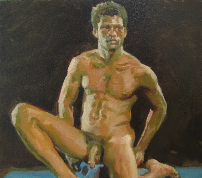 Arni (2025) Oil painting by Viktoriia Pidvarchan
