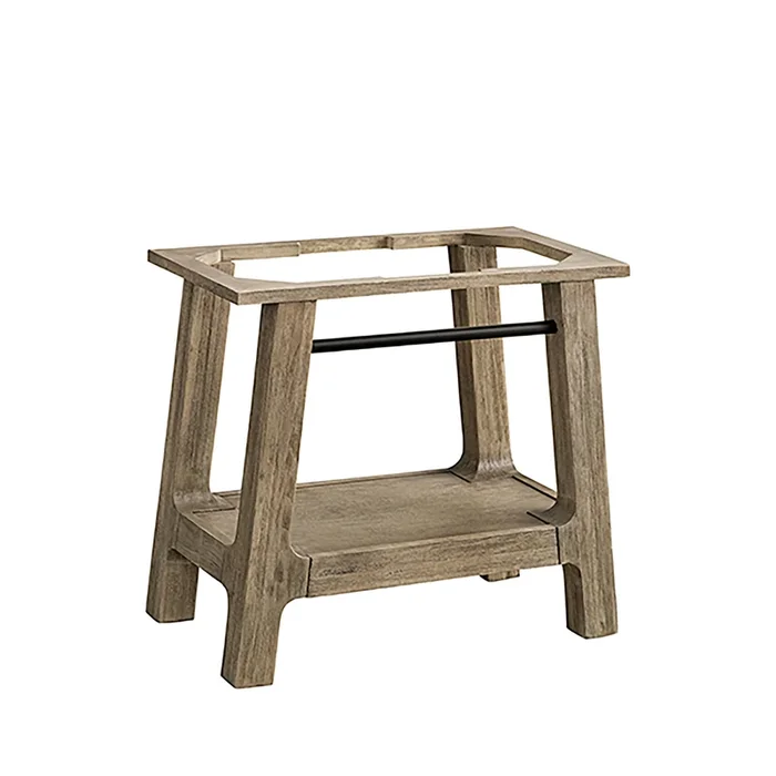 Auburn 31.5 ” Single Sink Console, Weathered Timber