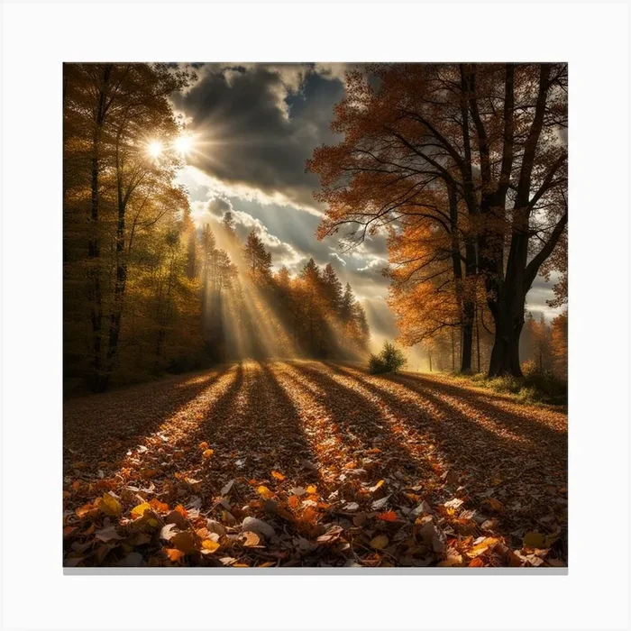 Autumn Rays Canvas PrintI by IRFalcon