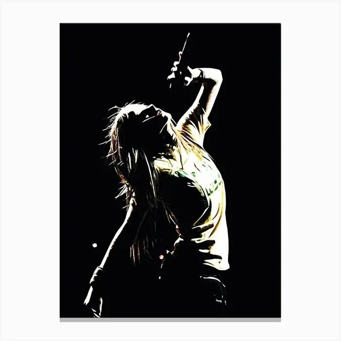 Avril Lavigne 10 Canvas Print by music soul