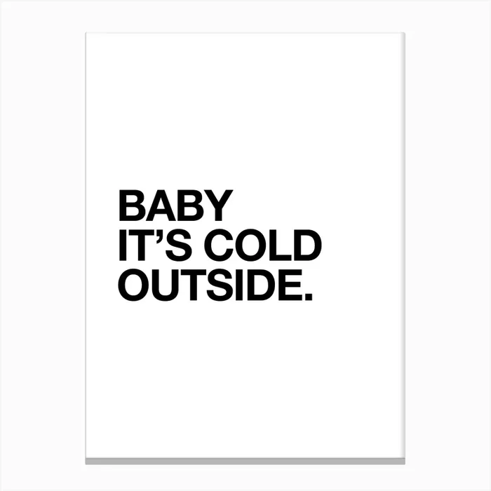 Baby Canvas Print by Studio Mottos