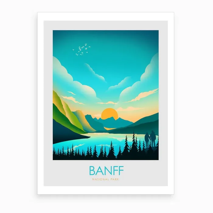 Banff Art Print by Studio Inception
