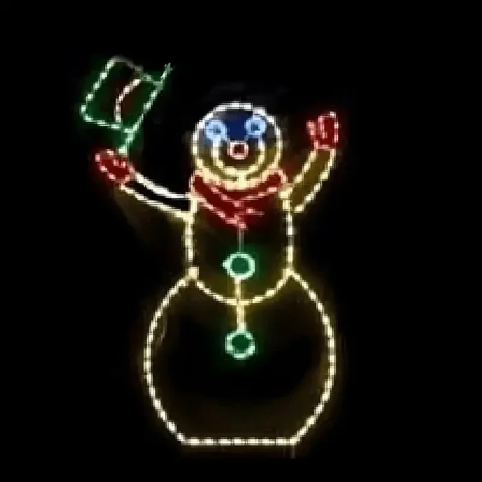 Basic Snowman Animated Large
