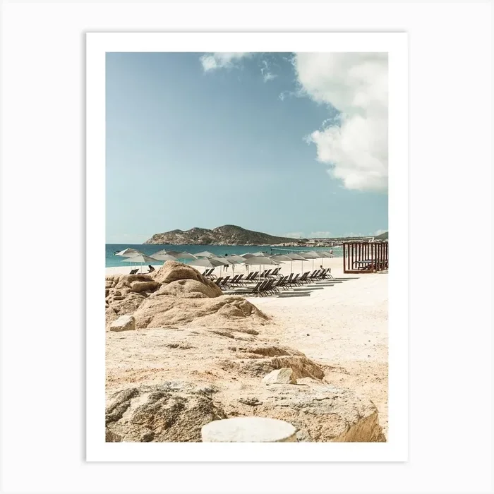 Beachside Resort Art Print by Boheme At Home
