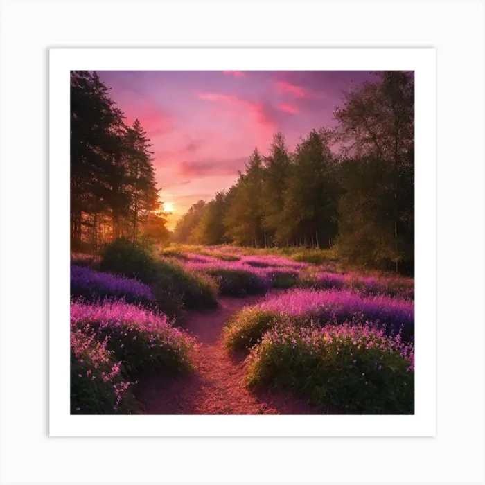 Beautiful Lands Art PrintM by MumboJumbo