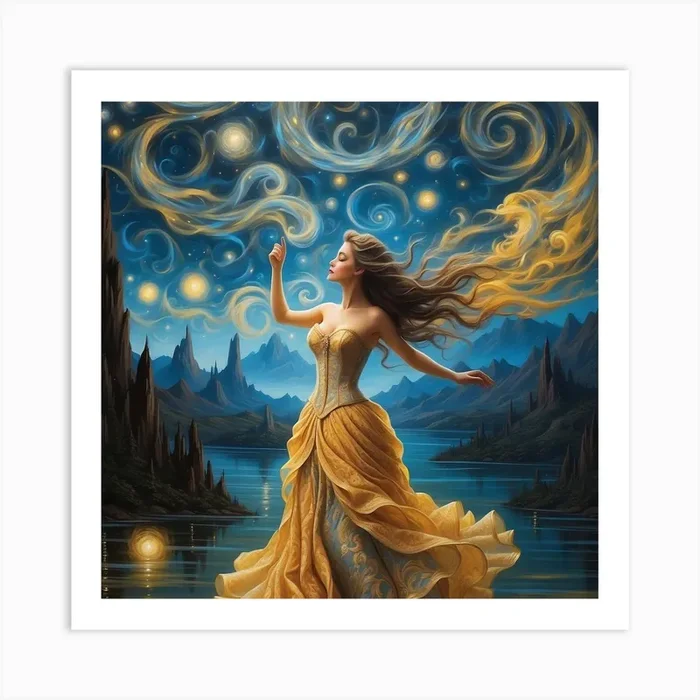 Beautiful women Art Print by silverstar