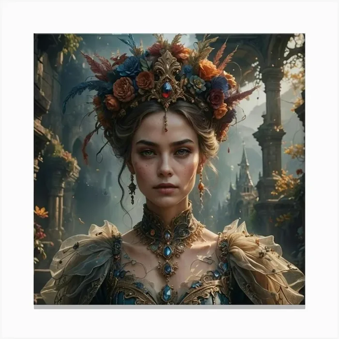 Beauty And The Beast Canvas Print by nemesis