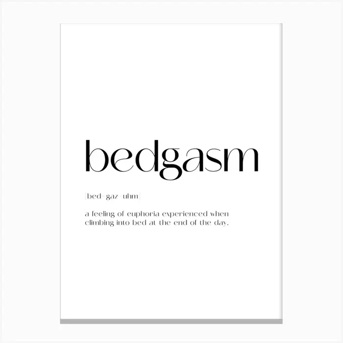 Bedroom Funny Prints 22 1 Canvas Print by MimiWONDERS
