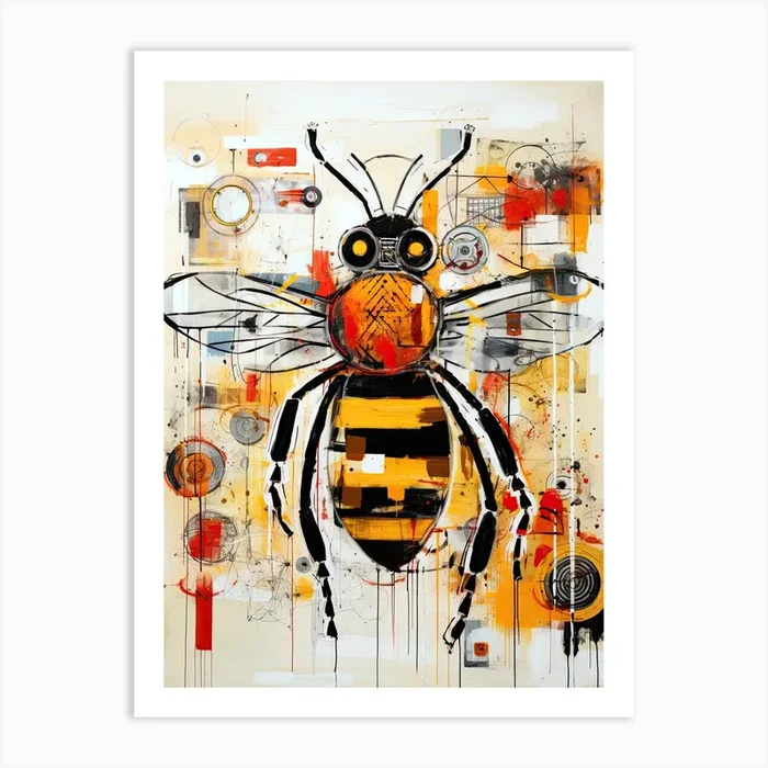 Bee 43 Art Print by Art-Syndicate